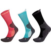 Wandersocken Trekkingsocken mit mittelstarker Polsterung Coolmax funktionsocken sport socken damen outdoor socken herren funtionsocken (Beutel, 3 Paar) von gabriel najdorf