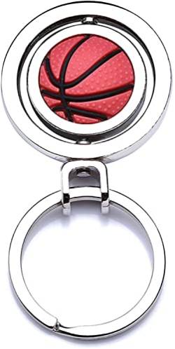 Basketball-Anhänger-Schlüsselanhänger Rotierender Basketball-Schlüsselanhänger Herren-Geschenk-SchlüsselanhängerHaltbarkeit von generic