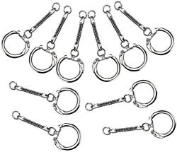 Schlüsselanhänger Schlangenkette Silber 10 StückPraktisch und attraktiv von generic