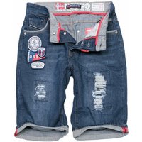 Geographical Norway Bermudas Herren Bermuda Jeans Shorts Short Knielang Kurze Hose PRAGMA von geographical norway