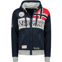 Geographical Norway Funktionsjacke Geographical Norway Herren Sweatjacke421 L Navy von geographical norway