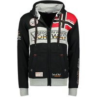 Geographical Norway Funktionsjacke Geographical Norway Herren Sweatjacke421 L Schwarz von geographical norway