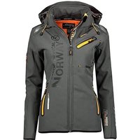 Geographical Norway Softshelljacke Damen Outdoor Wind Jacke Herbst Winter Übergangsjacke Brreine Navy (1-St) Mit Kauze von geographical norway