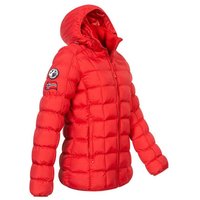 Geographical Norway Steppjacke Damen Steppjacke Parka Winterjacke Warm Gesteppt Outdoor Jacke Kapuze von geographical norway