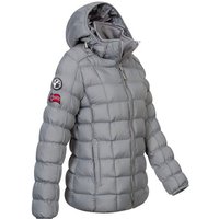 Geographical Norway Steppjacke Damen Steppjacke Parka Winterjacke Warm Gesteppt Outdoor Jacke Kapuze von geographical norway