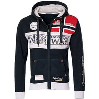 Geographical Norway Sweatjacke Sweatjacke Sweater Sweat Shirt Hoodie Übergangs Jacke Frühlings Jacke von geographical norway