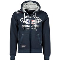 Geographical Norway Sweatjacke Sweatjacke Sweater Sweat Shirt Hoodie Übergangs Jacke Herbst Winter von geographical norway