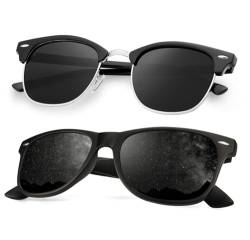 gesruny Polarisiert Sonnenbrille Herren Schwarz V31 von gesruny ㅤ