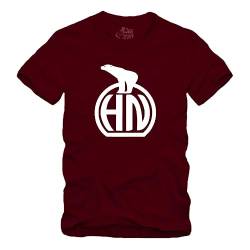 Hoher Norden - Maroon - T-Shirt S-XXXXL Olsenbande Mächtig Gewaltig DDR VEB TV Egon Benny Kjeld Weltkulturerbe (as3, Alpha, xx_l, Regular, Regular) von gestofft