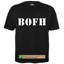 BOFH - Herren T-Shirt für Geeks mit Spruch Motiv aus Bio-Baumwolle Kurzarm Rundhals Ausschnitt, Größe XL von getDigital