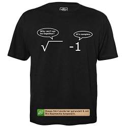 It is Complex - Herren T-Shirt für Geeks mit Spruch Motiv aus Bio-Baumwolle Kurzarm Rundhals Ausschnitt, Größe XL von getDigital