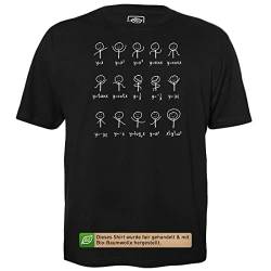 Mathetanz - Herren T-Shirt für Geeks mit Spruch Motiv aus Bio-Baumwolle Kurzarm Rundhals Ausschnitt, Größe 3XL von getDigital