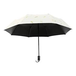 Sonne Regen Regenschirm UV-Schutz kompakt, Faltbare Reiseweg Auto Open Nahe, winddes regendes Regenschirm Schwarz Anti-Uv-Beschichtung Regenschirm von ggtuyt