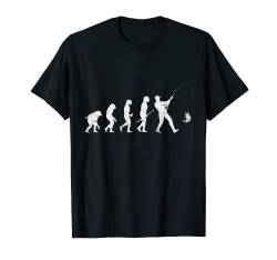 Lustiges Angeln - Evolution T-Shirt von gift creative original friends family woman man