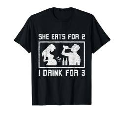 Lustiges Design für schwangere Frau T-Shirt von gift creative original friends family woman man