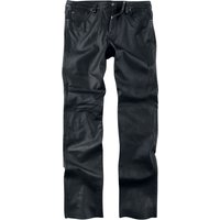 Gipsy Lederhose - GBJeans LNTV - S bis 3XL - für Männer - Größe L - schwarz von gipsy