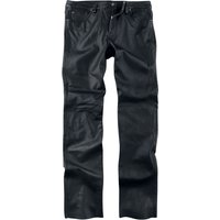 Gipsy Lederhose - GBJeans LNTV - S bis 3XL - für Männer - Größe XL - schwarz von gipsy