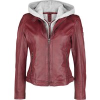 Gipsy Lederjacke - Angy S18 LAMAS - XS - für Damen - Größe XS - rot von gipsy