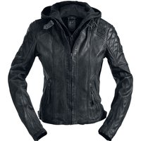 Gipsy Lederjacke - Chasey - S bis 6XL - für Damen - Größe L - schwarz von gipsy