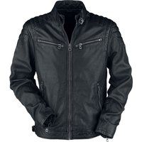 Gipsy Lederjacke - Colt W18 Lasanv - S bis 3XL - für Männer - Größe XXL - schwarz von gipsy