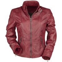 Gipsy Lederjacke - Kina LEGV - XS bis XXL - für Damen - Größe S - rot von gipsy