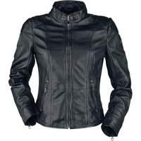 Gipsy Lederjacke - Kina S18 LEGV - XS bis 5XL - für Damen - Größe 4XL - schwarz von gipsy