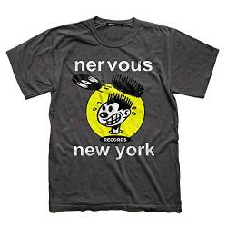 gj Nervous Records New York Vintage Stile T-SHIRTCASA Musica Moda von gj