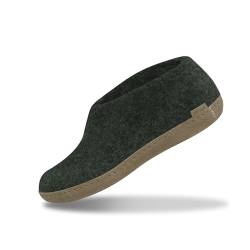 glerups dk A Shoes Unisex - Erwachsene Filz-Hausschuh, Damen,Herren Huettenschuhe, Slipper Puschen Stiefel kuschelig warm Winter,Forest,39 EU / 6 UK von glerups dk