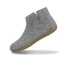 glerups dk G Ankle Shoe Unisex-Erwachsene Filz-Stiefel, Damen,Herren Huettenschuhe, Unisex Herren Maenner Frauen maennliche leger,Grey,36 EU / 3.5 UK von glerups dk