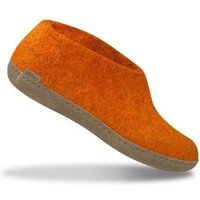 glerups dk Halbschuhe Hausschuhe Filzschuhe orange Gr. 38 Hüttenschuhe von glerups dk