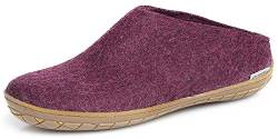 glerups dk Modell BR Unisex-Erwachsene Filz-Slipper, Damen,Herren Huettenschuhe, Filz-Pantoffel Slipper Puschen Stiefel warm,Cranberry,36 EU / 3.5 UK von glerups dk