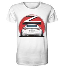 glstkrrn 350Z T-Shirt, Regular, Unisex, White, S von glstkrrn