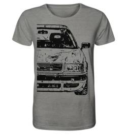 glstkrrn 80 B4 Limousine T-Shirt, Regular, Unisex, Mid Heather Grey, XL von glstkrrn