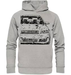 glstkrrn A4 S4 B6 Avant Hoodie, Regular, Unisex, Heather Grey, M von glstkrrn