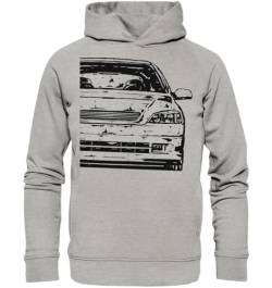 glstkrrn Astra G Hoodie, Regular, Unisex, Heather Grey, XL von glstkrrn