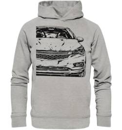 glstkrrn Astra K Hoodie, Regular, Unisex, Heather Grey, L von glstkrrn