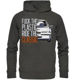 glstkrrn Calibra Hoodie, Regular, Unisex, Dark Heather Grey, XL von glstkrrn