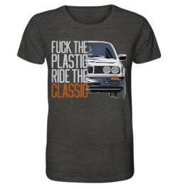 glstkrrn E30 T-Shirt, Regular, Unisex, Dark Heather Grey, 3XL von glstkrrn