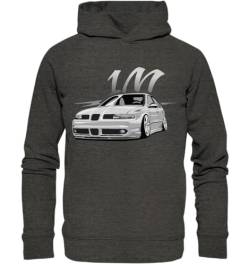 glstkrrn Leon 1M Hoodie, Regular, Unisex, Dark Heather Grey, XXL von glstkrrn