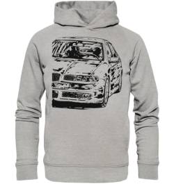 glstkrrn Leon 1M Hoodie, Regular, Unisex, Heather Grey, XL von glstkrrn