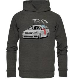 glstkrrn Octavia 3 RS Hoodie, Regular, Unisex, Dark Heather Grey, L von glstkrrn