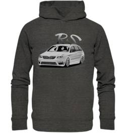 glstkrrn Octavia 3 RS Hoodie, Regular, Unisex, Dark Heather Grey, S von glstkrrn