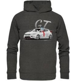 glstkrrn Pro Ceed GT Hoodie, Regular, Unisex, Dark Heather Grey, XL von glstkrrn