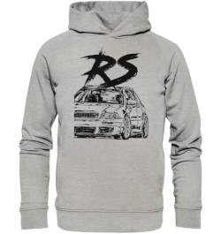 glstkrrn RS4 B5 Avant Hoodie, Regular, Unisex, Heather Grey, L von glstkrrn