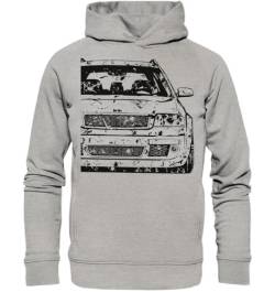 glstkrrn Rennsport C5 Avant Hoodie, Regular, Unisex, Heather Grey, L von glstkrrn