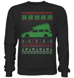 glstkrrn Vect C Caravan Facelift Ugly Christmas Sweater, Regular, Unisex, Schwarz, L von glstkrrn