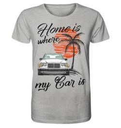 glstkrrn W124 T-Shirt, Regular, Unisex, Heather Grey, M von glstkrrn