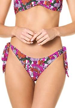 goldenpoint Bikini Damen Badeanzug Niedriger Schnitt Fancy Daisy, Farbe Mehrfarbig, Größe M von goldenpoint