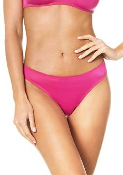 goldenpoint Damen Brazilian-Slip mit Niedriger Taille Zweifarbig, Farbe Rosa, Größe M von goldenpoint