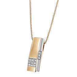 goldmaid Collier Halskette 333 Gelbgold 12 Diamanten zus. 0,13 ct. SI/w von goldmaid